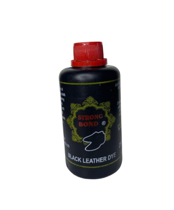 Strongbond Leather Dye – Black 250ml (Pack of 24pcs)